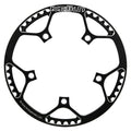 Aluminum Alloy Chainring, Mountain Bike Front Chainring, Single Speed 53T (Black)