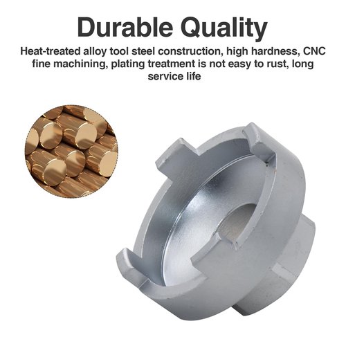 CONSIO Bike Single Speed Freewheel Removal Tool, Sprocket Puller Tool BMX 4 Notch Freewheel Cassette Install Remover Removal Tool