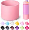 Owala Silicone Water Bottle Boot - Anti-Slip Protective Sleeve for 24 oz Stainless Steel Bottles | Pink