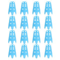 PATIKIL Golf Simulator Tees, 16 Pack Plastic Golf Tees Mat Practice Training for Outdoor Indoor Winter Turf Driving Range, Blue