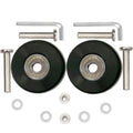 ORO 1 Pair Luggage Wheels Replacement 40 * 18mm Case Wheels with 8mm Bearings for Suitcase and Inline Skate