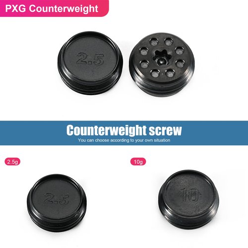 TokongsenXizali Golf Club Weight - 1Pc Adjustable Head Weight Screw for PXG GEN 4, GEN 5, GEN 6, Models 0311P, 0311XP, 0211, 0811 - Black (1Pcs 20g)