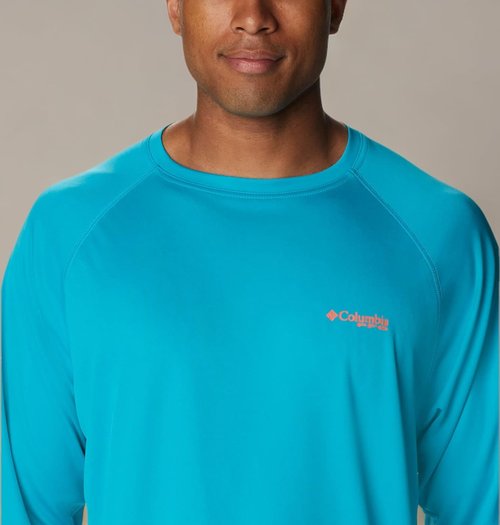 Columbia Men's PFG Terminal Tackle Long Sleeve Fishing Shirt - Lightweight & Quick-Dry