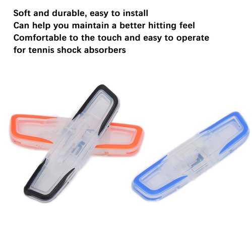 3pcs Tennis Racket Dampener, Racket Shock Absorber to Reduce Vibration & Noise, Tennis Racquets Vibration Dampener Accessories for Players of All Levels