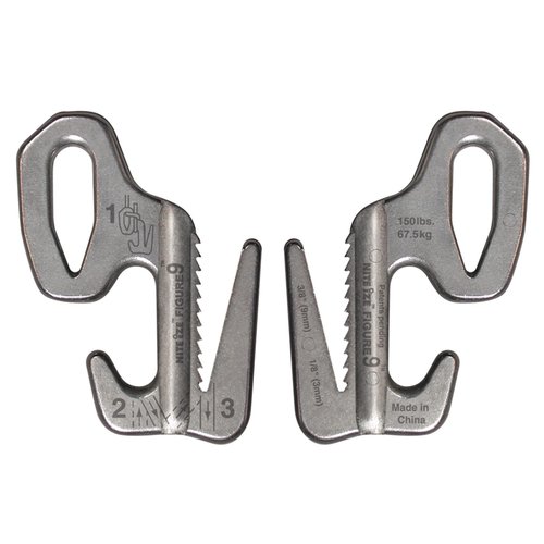 Nite Ize Figure 9 Rope Tightener Large Aluminum Tie Down Knot Tool (4-Pack)