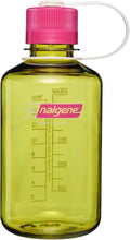 Nalgene 16 oz Narrow Mouth Water Bottle - BPA-Free, Durable & Leak Proof | Endive with Fuchsia Purple