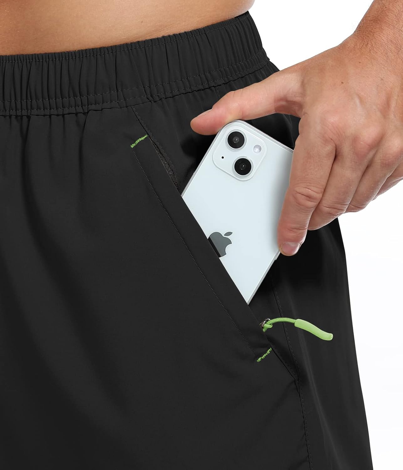 SPOSULEI Men's Hiking Shorts - Water Resistant, Quick-Dry, Lightweight with Zipper Pockets | Outdoor Comfort