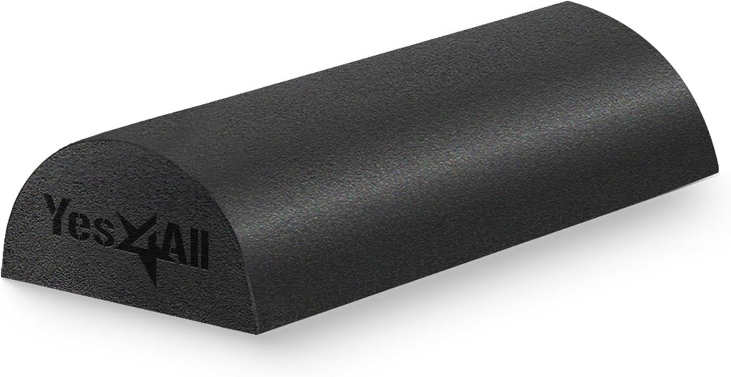 Yes4All Foam Roller - Medium Firm Half Foam for Post-Workout Relaxation | 12/18/24/36 Inch Options for Back Massage & Yoga