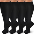 Skiennix Plus Size Compression Socks - 20-30 mmHg Wide Calf Support for Men & Women | Extra Large