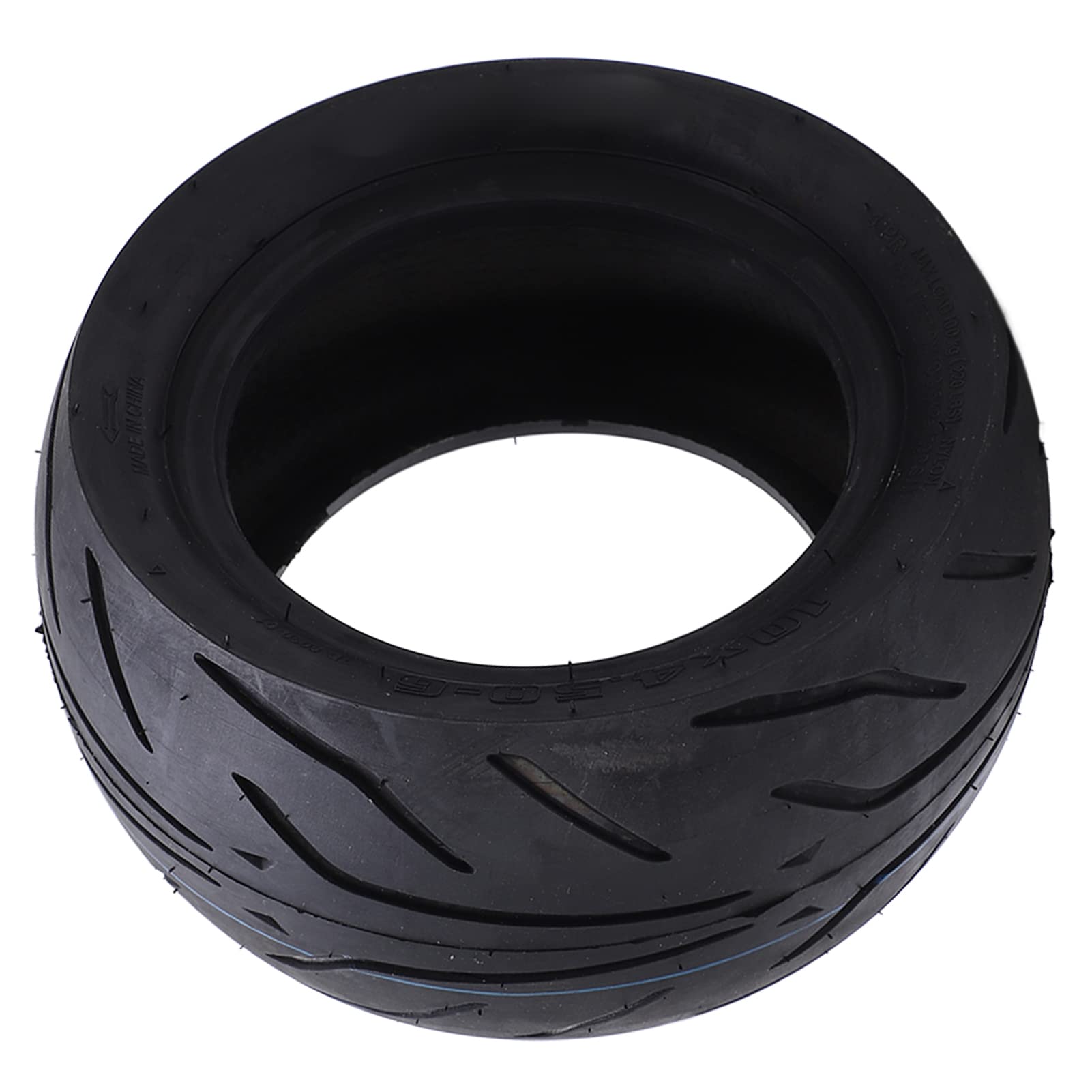 RiToEasysports Electric Scooter Tire, 10 Inch Rubber Construction Lightweight Black Tire, Scooter Replacement Tire for Commuters Urban Riders Daily Travel