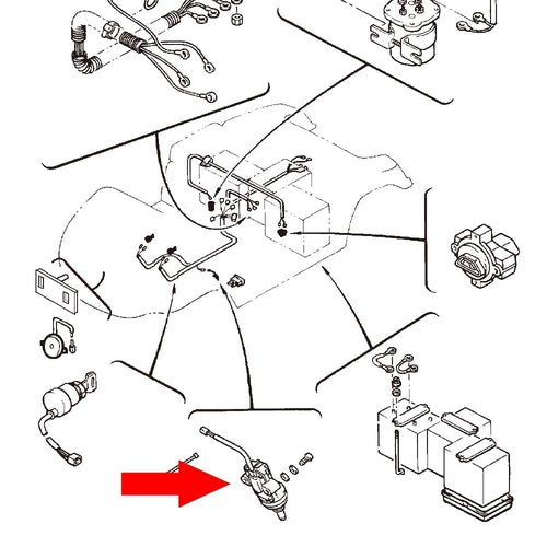10L0L Golf Cart Stop Switch for Yamaha G14 G16 G19 G22 G29/Drive-Drive 2 Gas & Electric,OEM: JF7-82817-20,JF7-82817-20-00,JF7828172000