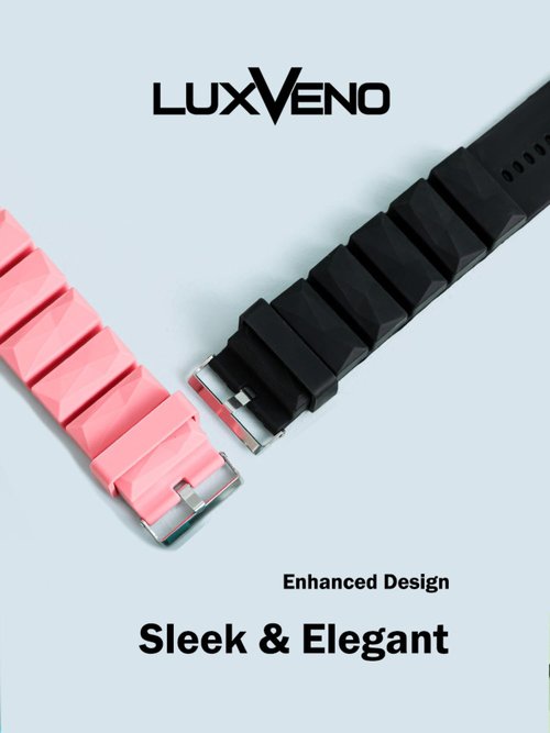 LuxVeno Wearable Wrist and Ankle Weights -1 lb set of 2, Ankle Weights for Women and Men, Wrist Weights for Pilates, Yoga and Walking Exercise, Office Workout and Home Gym Equipment. Adjustable Wristband and Bracelet for Hand, Leg, Wrist and Ankle (Black)