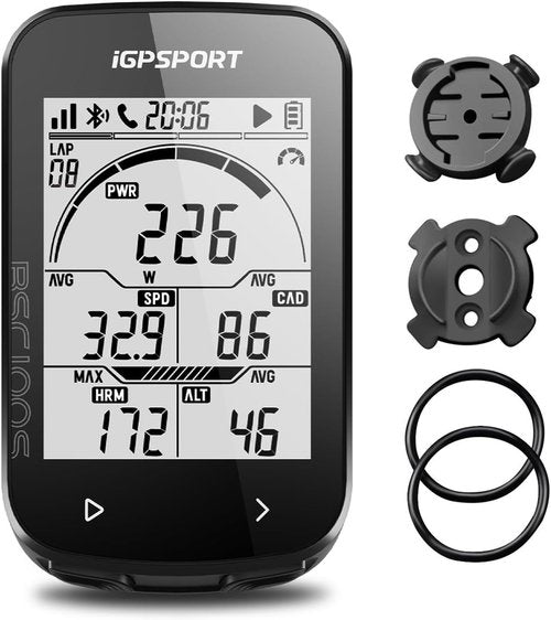 iGPSPORT BSC100S GPS Bike Computer - Wireless 2.6'' LCD Display | 40H Rechargeable & Waterproof