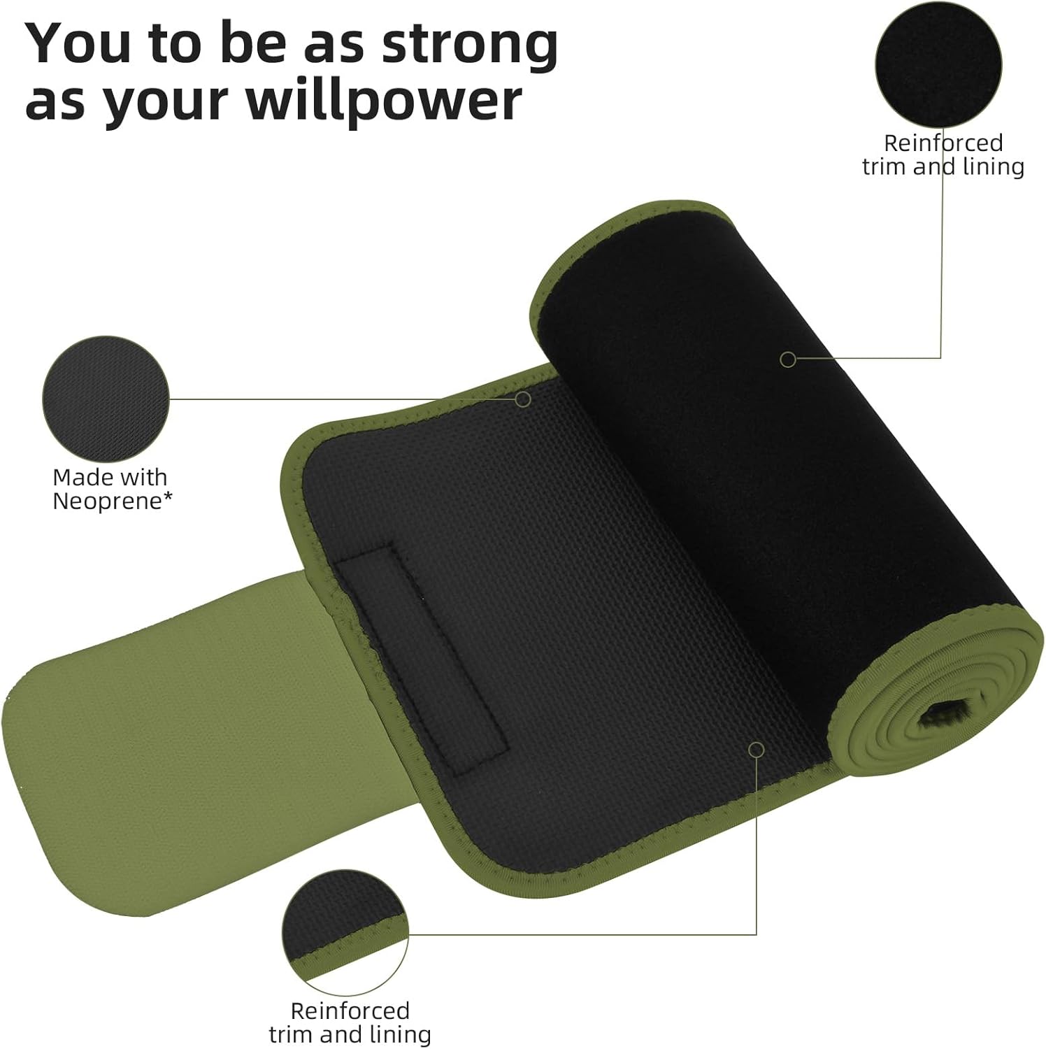 ZPP Waist Trainer - Neoprene Sweat Band Waist Trimmer Belt for Effective Workout Slimming