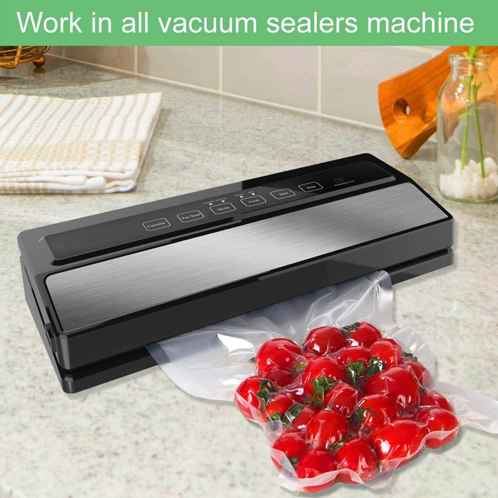 O2frepak Vacuum Sealer Bags - 100 Pint Size | BPA-Free & Puncture-Resistant for Sous Vide Cooking