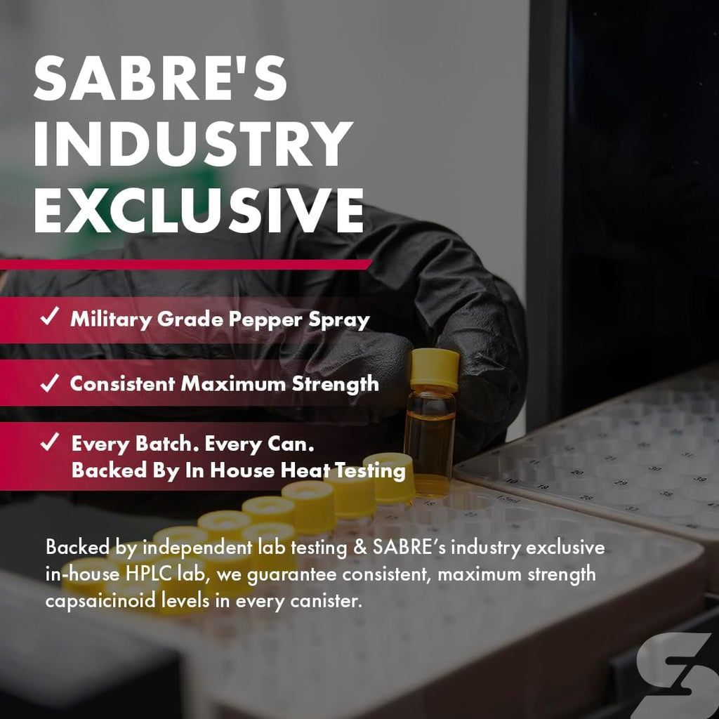 SABRE Crossfire Pepper Gel - Max Police Strength OC Spray | Deploys At Any Angle, 1.5 fl oz