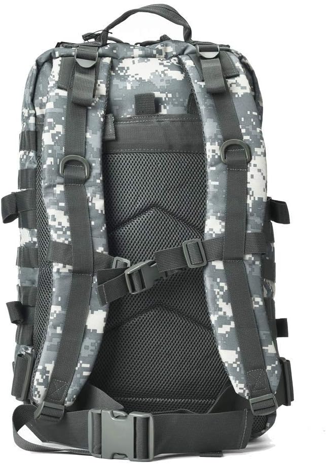 REEBOW GEAR Military Tactical Backpack - Large 3-Day Assault Pack with Molle System | ACU Camo