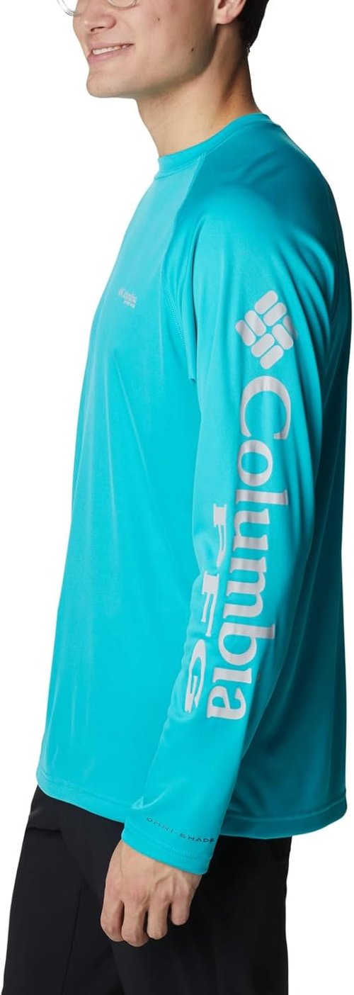 Columbia Men's PFG Long Sleeve Fishing Shirt - Quick-Dry, Moisture-Wicking, Lightweight
