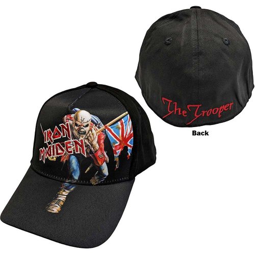 Rock Off officially licensed products Men's Iron Maiden The Trooper Baseball Cap One Size Black