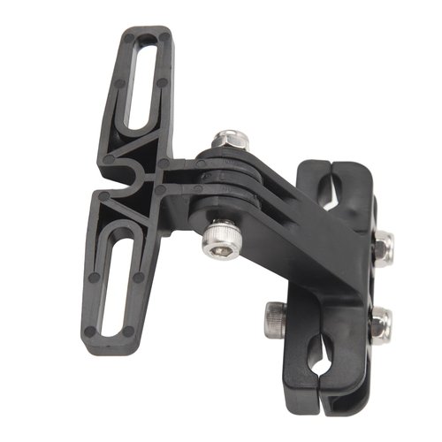 Cryfokt Electric Tail Light Bracket, ABS Stainless Steel Bike Rear , Secure Attachment, Tail Light Saddle Seat Mount Holder for Cycling Enthusiasts
