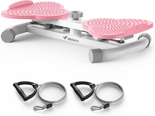 MERACH Waist Twister Machine - Noiseless Ab Twist Board for Core Workout | 300 lbs Capacity