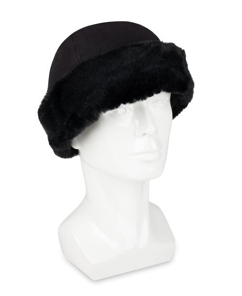 Microsuede HAT W/Fur