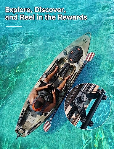 Offset Kayak Paddle Holder 2-Pack for Track Mounts - Fishing & Kayaking Accessories