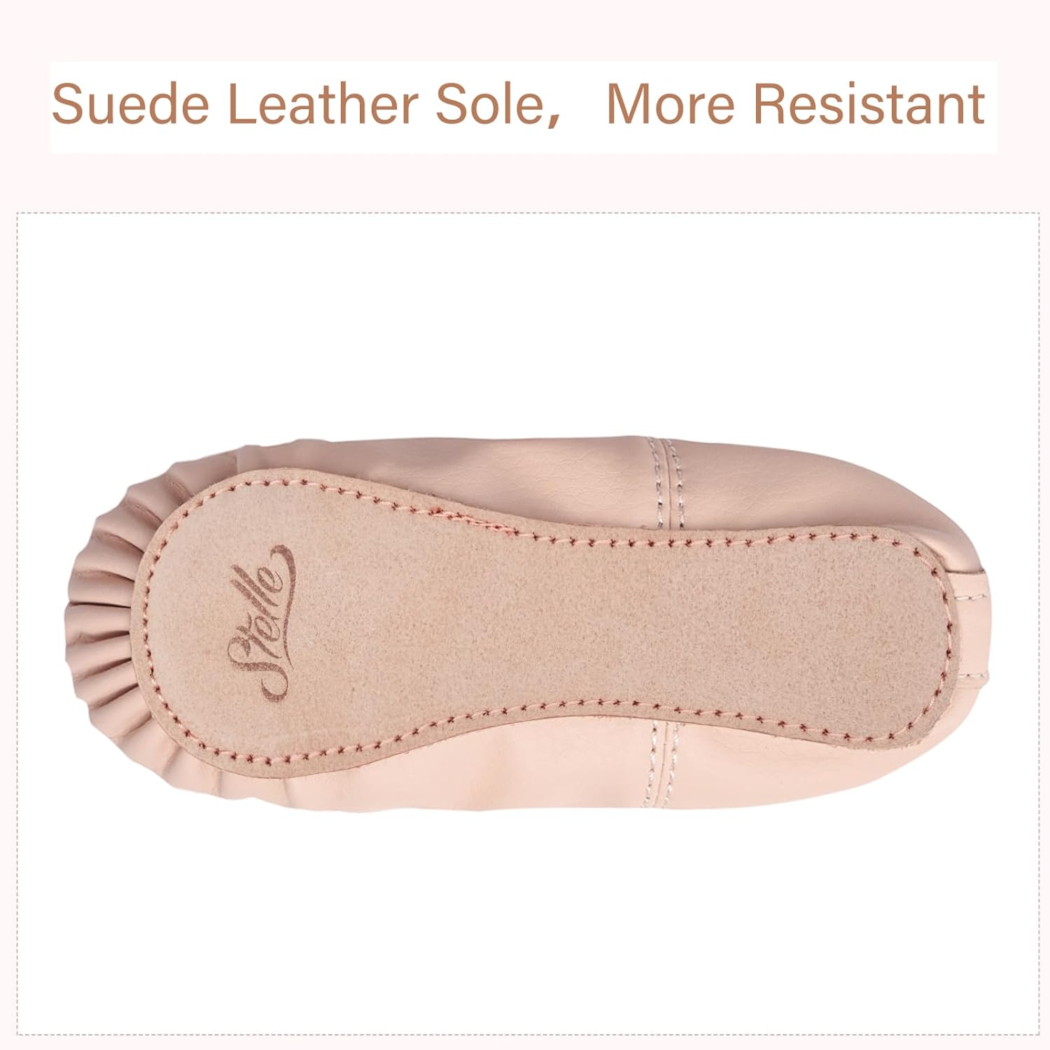 Stelle Ballet Shoes - Professional Close-Fit PU Dance Slippers for Kids | Toddler to Big Kid Sizes