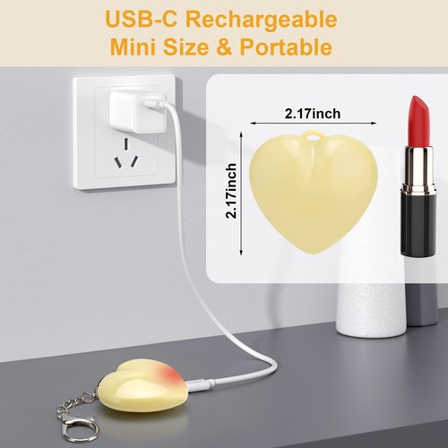 DSCVX Rechargeable Purse Light，2026 New Automatic Touch Sensoring Handbag Light, Upgraded Ultra Bright Bag Night Light, Mini Purse Lights for Women,Girls,Wife,Mother,Friends(1pcs)