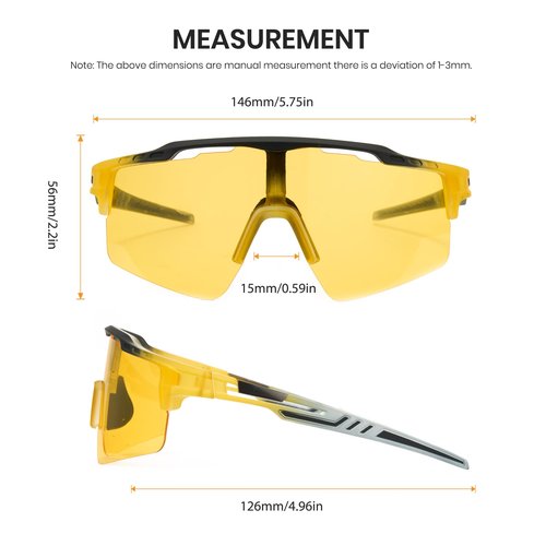 Cyxus Polarized Sunglasses for Men - Lightweight Golf Sun Glasses for Mens, Sunglasses for Men Polarized, Mens Sunglasses Polarized UV Protection for Fishing Cycling Driving Running Golf P1569