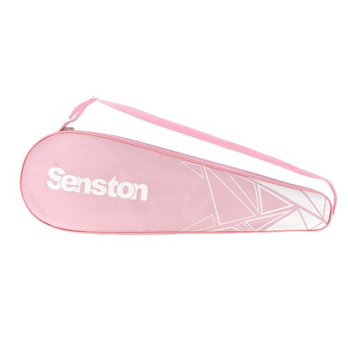 Senston Badminton Racket Cover Pink Color Badminton Racket Bag with Adjustable Shoulder Strap