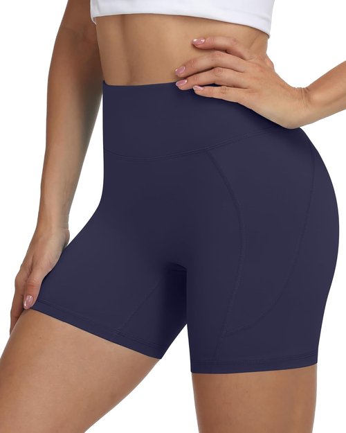 Moozava Biker Shorts - High Waisted Tummy Control Spandex for Women | 3"/5"/8" Workout Styles