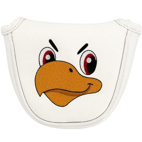 PINMEI Golf headcovers Eagle Blade Putter Head Covers with Magnet Magnetic Closure Golf Putters Protection Suitable for Callaway Ping Taylormade Cobra Odyssey Putter (White Mallet Eagle)