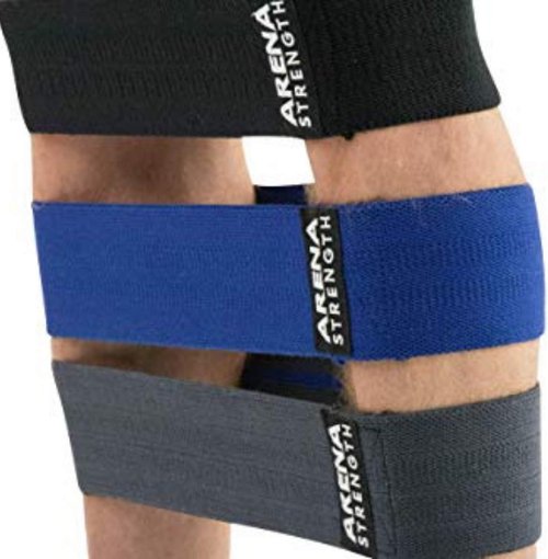 Arena Strength Fabric Booty Bands - Premium Resistance Bands for Legs and Glutes | Includes Workout Guide & Carry Case