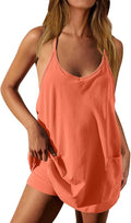 Ebifin Women's Mini Tennis Dress - Casual Sleeveless Workout Dress with Shorts | Summer Style
