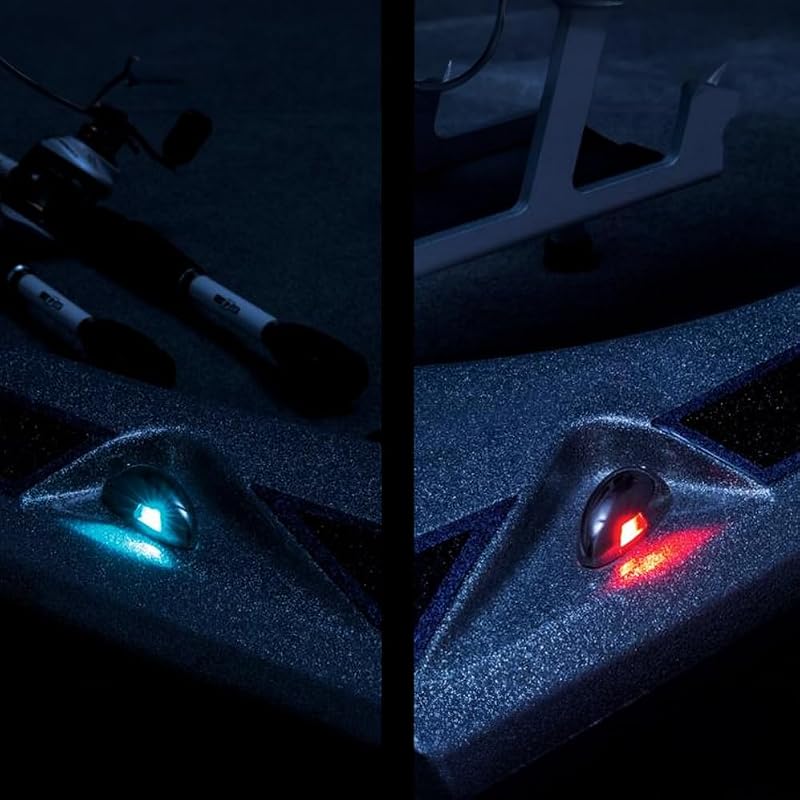 T-H Marine LED Navigation Lights - Low Profile Bow Lights for Boats, Red & Green, 1 Nautical Mile Visibility