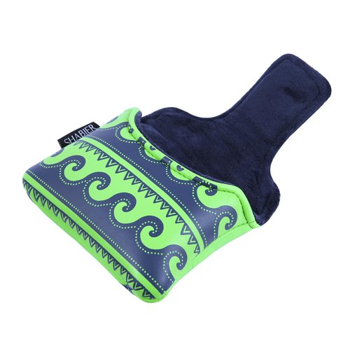 SHABIER Golf Large Mallet Headcover with Aboriginal Design for Golf Putter Club