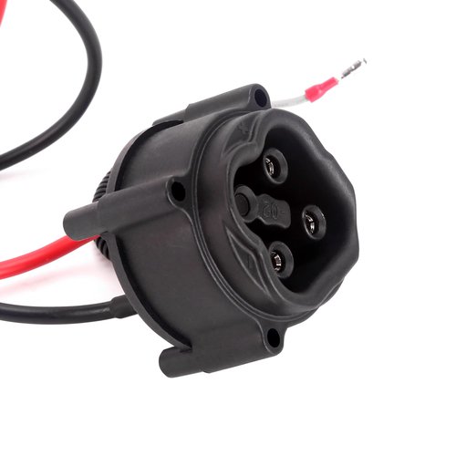 10L0L Golf Cart Powerwise Receptacle for Yamaha G29 Electric 2007 2008 2009 2010 - DC Charger Receptacle Replace with Cord JW2-H6181-02