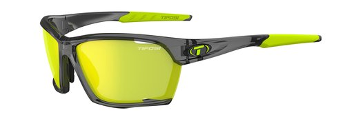 Tifosi Optics Kilo Sunglasses (Crystal Smoke, Clarion Yellow/AC Red/Clear)