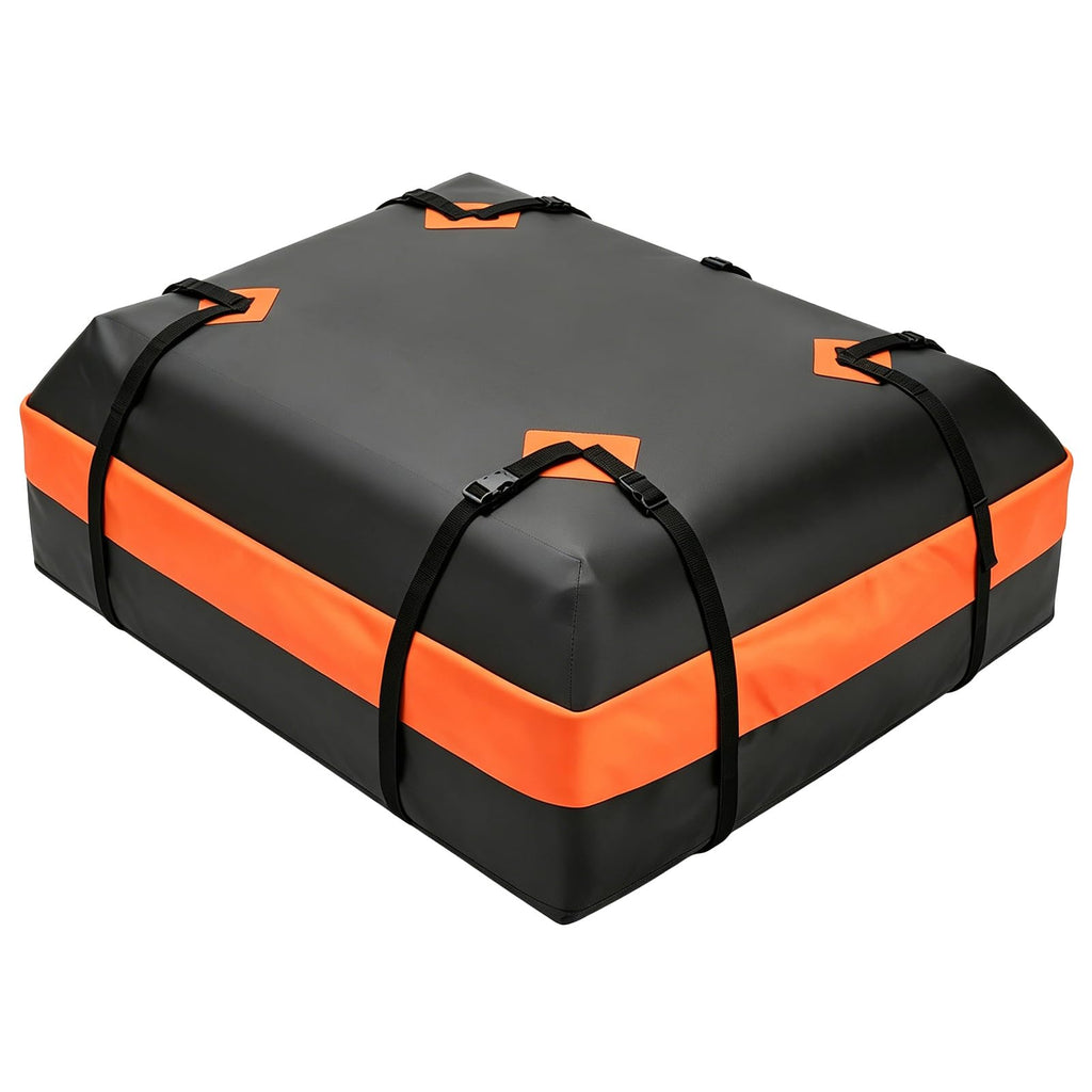 DUMOS Car Rooftop Cargo Carrier 15 Cubic Feet, Car Roof Waterproof PVC Bag