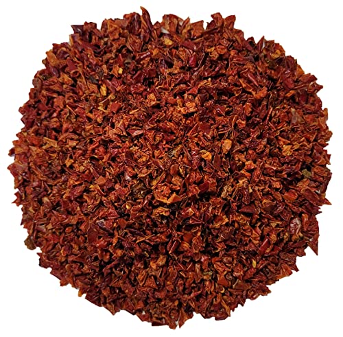 16oz Dehydrated Red Bell Peppers Bulk Bag - Sweet, Crushed & Dried Spice
