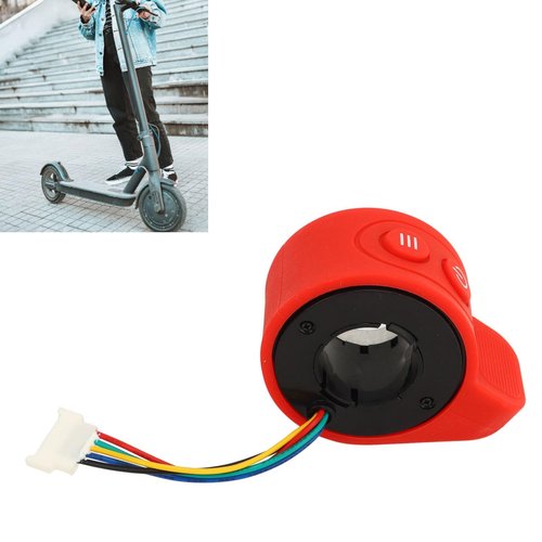 equlup Electric Scooter Thumb Throttle, High Responsive Brake Throttle ABS Electric Speed Control Finger Accelerator for X7 X8 Scooter