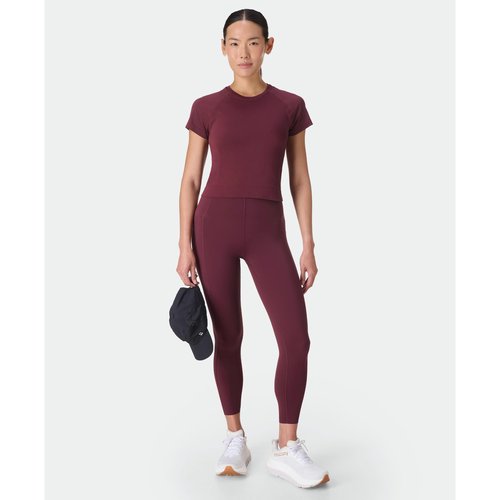Sweaty Betty Women's Power Ultrasculpt Workout Leggings Leggings, Garnet Red, Small