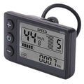 Majatou Speedometer, Odometer, Multifunctional LCD Display Instrument 24V 36V 48V Electric Control Panel, with Large LCD Backlight Display and