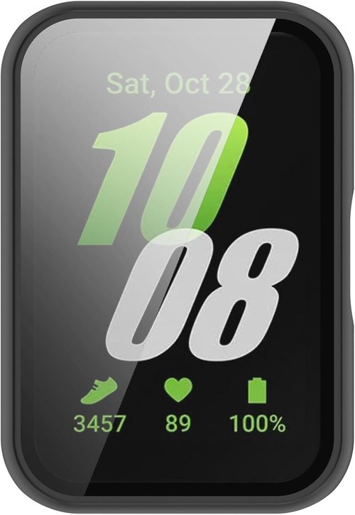 FanTEK Galaxy Fit 3 Watch Case - Scratch Resistant & Shock Absorbing | Matte Black for Men & Women