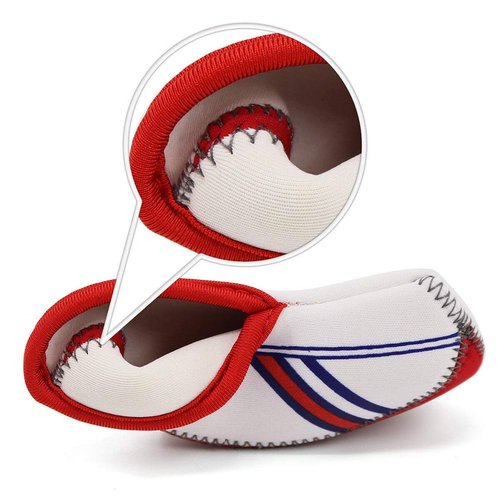 DBYAN Golf Iron Head Covers Set USA Flag Neoprene Golf Club Head Cover Wedge Iron Protective Case Head Covers Fit All Brands Titleist, Callaway, Ping, Taylormade, Cobra Etc,White & Red