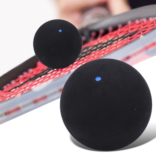 Ejoyous Squash Ball, 37mm Single Dot Squash Ball Rubber Squash Racket Balls for Beginner Competition Training (Single)