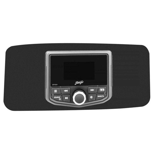 STINGER SEADASH3B Universal Marine 3" Radio Kit - Black Finish Fits All 3" Gauge Radios