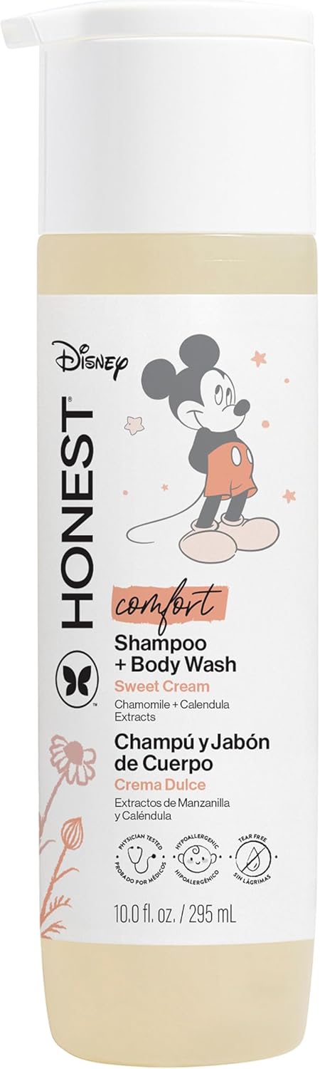 The Honest Company 2-in-1 Cleansing Shampoo & Body Wash - Gentle, Tear-Free Formula for Babies | 10 fl oz