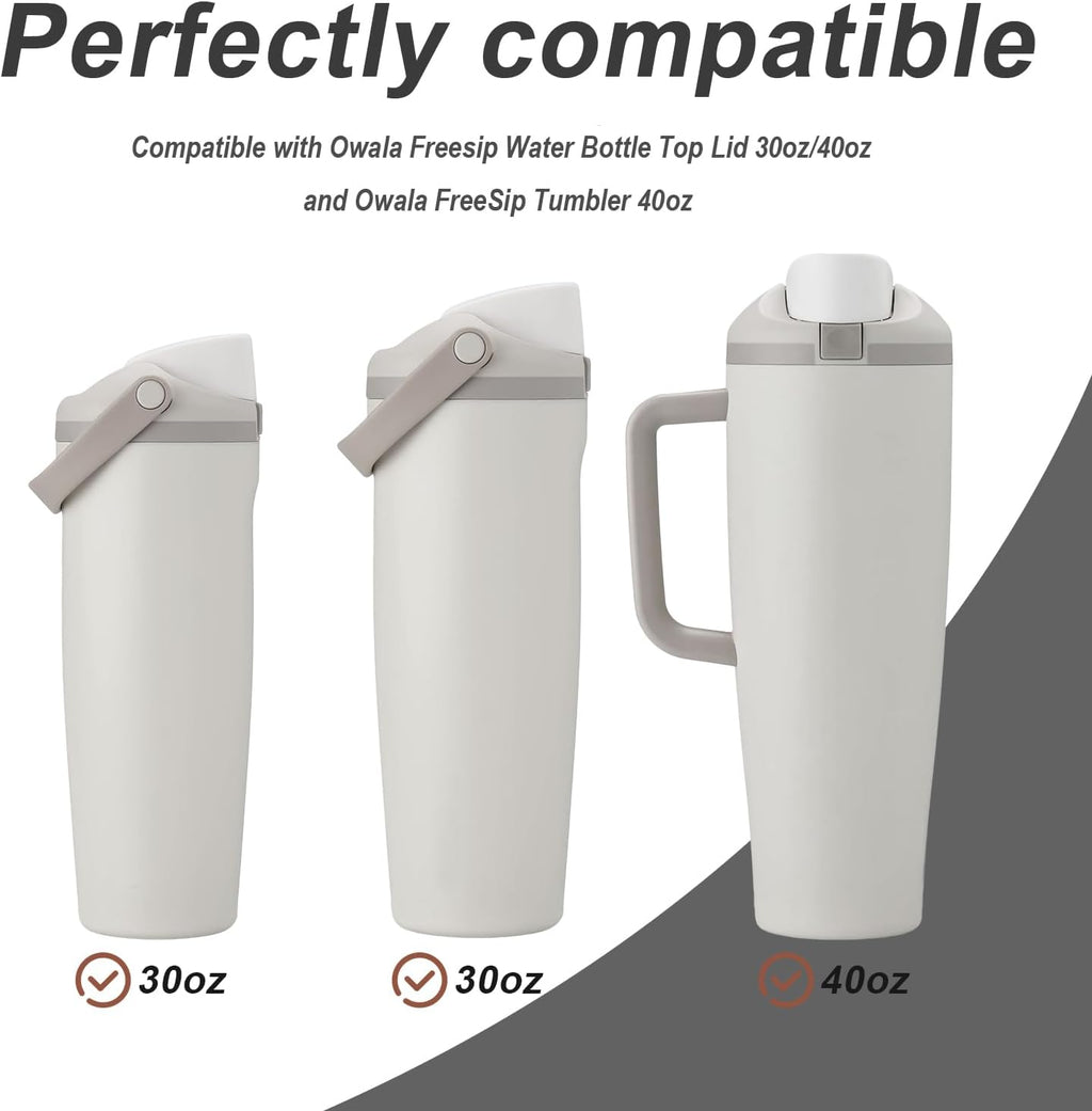 Owala | Replacement Stopper Set - 7Pcs Leakproof Silicone Caps for FreeSip Tumbler 30oz & 40oz